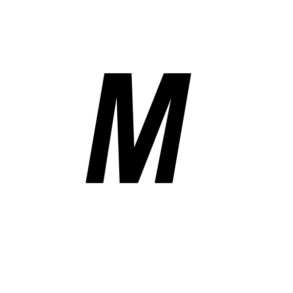 字母 M PNG透明背景免抠图元素 16图库网编号:81902