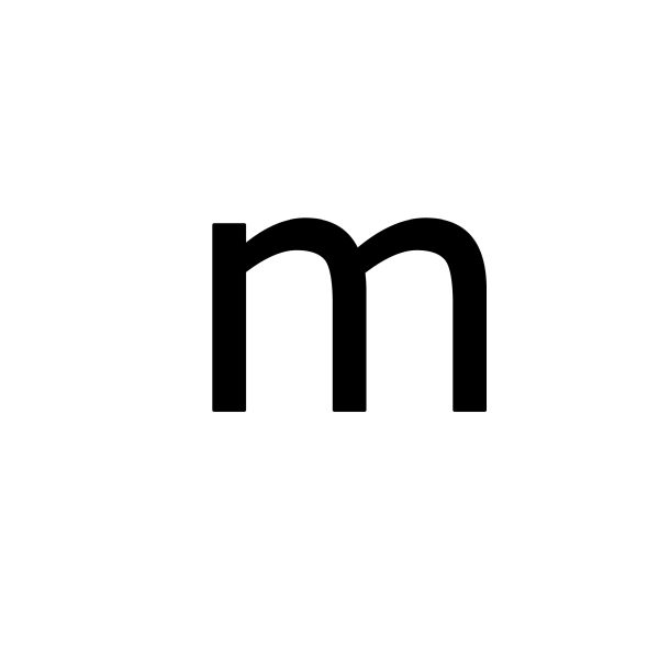 字母 M PNG免抠图透明素材 16设计网编号:81911
