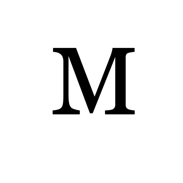字母 M PNG透明背景免抠图元素 素材中国编号:81914
