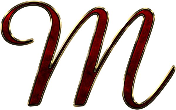 字母 M PNG免抠图透明素材 16设计网编号:81916