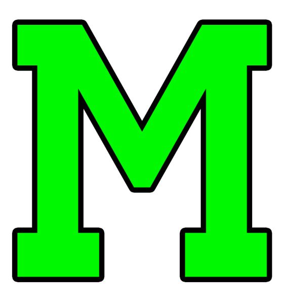 字母 M PNG免抠图透明素材 16设计网编号:81917