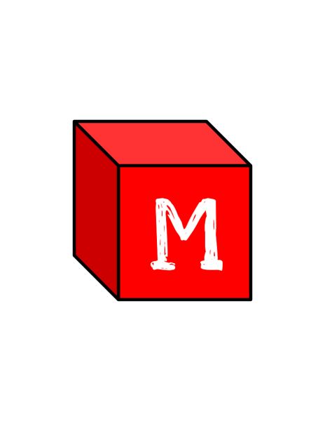 字母 M PNG免抠图透明素材 16设计网编号:81927