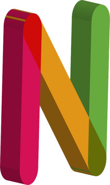 字母N PNG免抠图透明素材 16设计网编号:84170