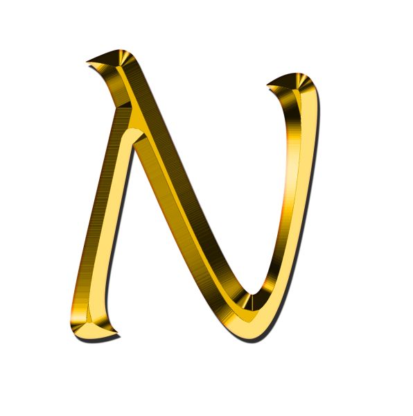 字母N PNG透明背景免抠图元素 16图库网编号:84195