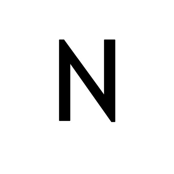 字母N PNG免抠图透明素材 16设计网编号:84160