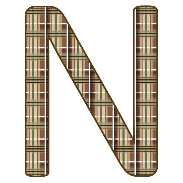 字母N PNG透明背景免抠图元素 16图库网编号:84202
