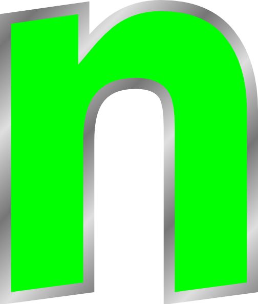 字母N PNG透明背景免抠图元素 16图库网编号:84209