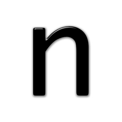 字母N PNG免抠图透明素材 素材天下编号:84225