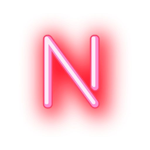 字母N PNG透明背景免抠图元素 16图库网编号:84232