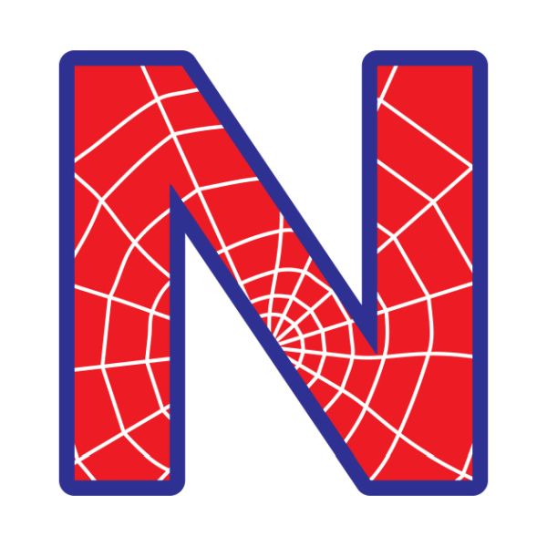 字母N PNG免抠图透明素材 16设计网编号:84235