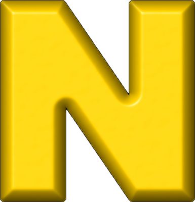 字母N PNG免抠图透明素材 16设计网编号:84252