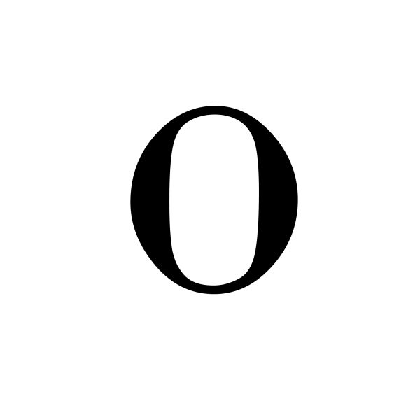 字母O PNG透明背景免抠图元素 16图库网编号:89704