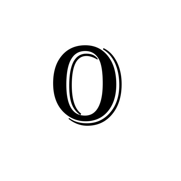 字母O PNG免抠图透明素材 16设计网编号:89708