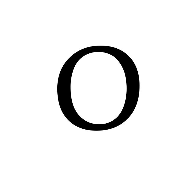 字母O PNG免抠图透明素材 16设计网编号:89714