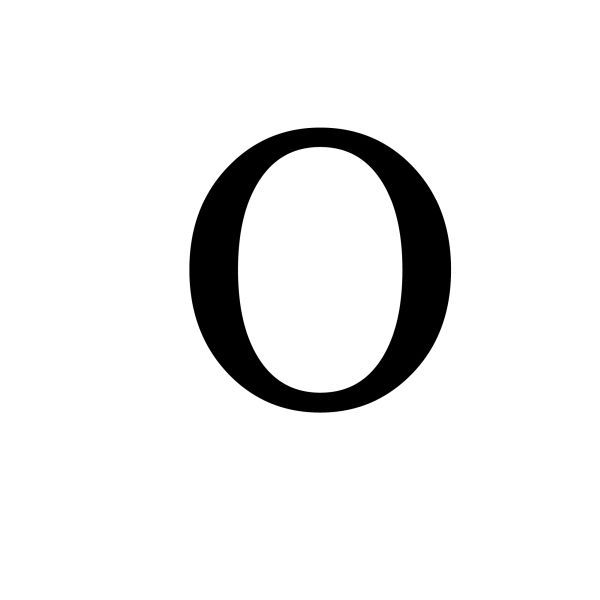 字母O PNG免抠图透明素材 16设计网编号:89718