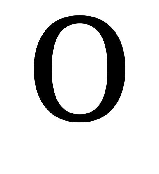 字母O PNG透明背景免抠图元素 16图库网编号:89734