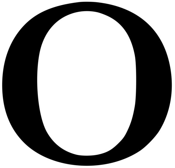 字母O PNG透明背景免抠图元素 16图库网编号:89744
