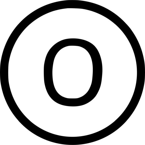 字母O PNG透明元素免抠图素材 16素材网编号:89756