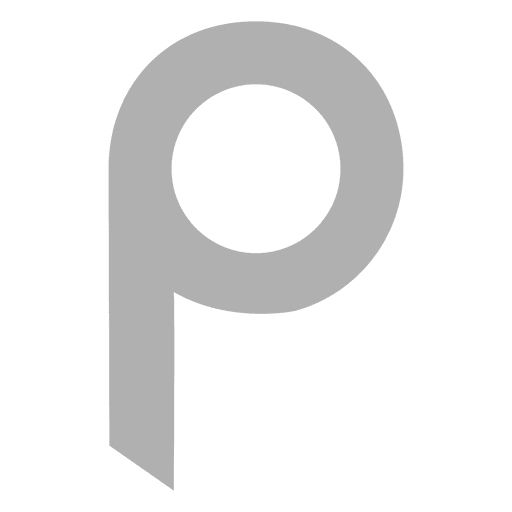 字母P PNG透明背景免抠图元素 16图库网编号:91542
