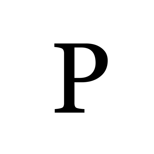 字母P PNG免抠图透明素材 16设计网编号:91444