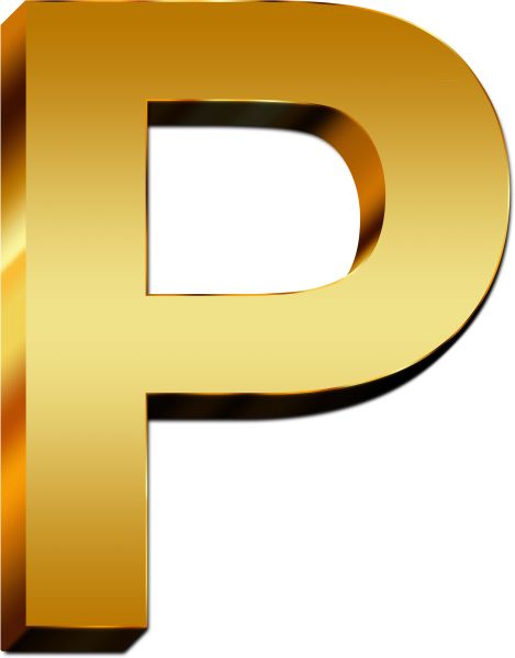 字母P PNG透明背景免抠图元素 16图库网编号:91454