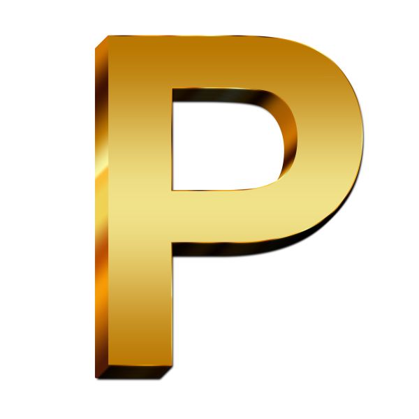 字母P PNG透明背景免抠图元素 16图库网编号:91472