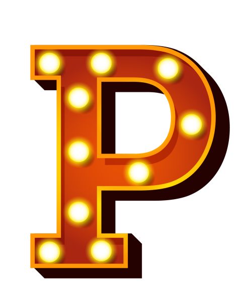 字母P PNG透明背景免抠图元素 16图库网编号:91479