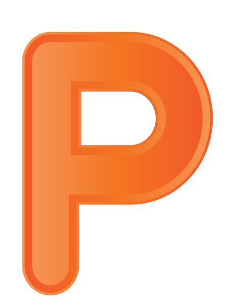 字母P PNG透明背景免抠图元素 16图库网编号:91481
