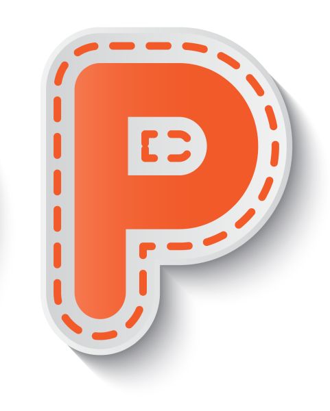 字母P PNG免抠图透明素材 16设计网编号:91483
