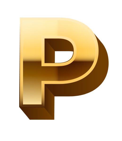 字母P PNG透明背景免抠图元素 16图库网编号:91485