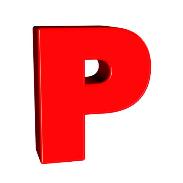 字母P PNG透明背景免抠图元素 16图库网编号:91511