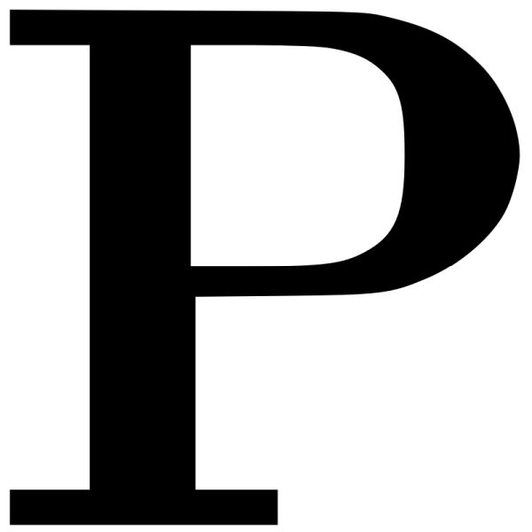 字母P PNG透明背景免抠图元素 16图库网编号:91524