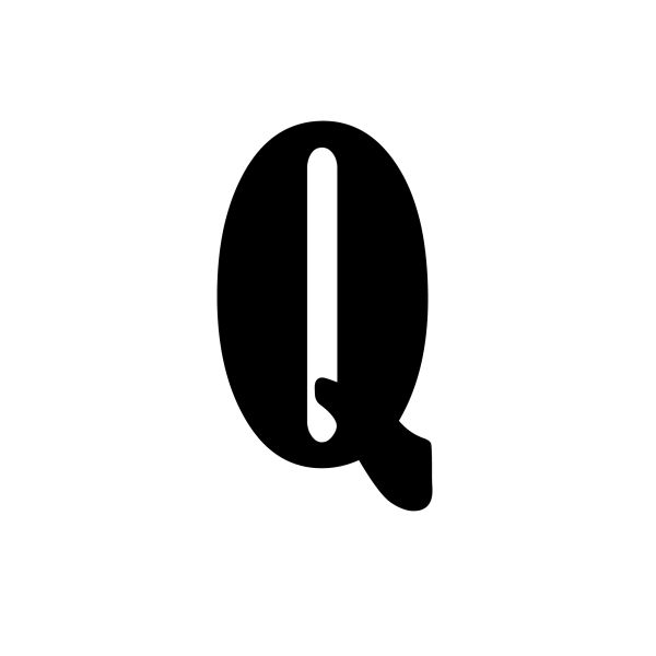 字母Q PNG免抠图透明素材 16设计网编号:92908