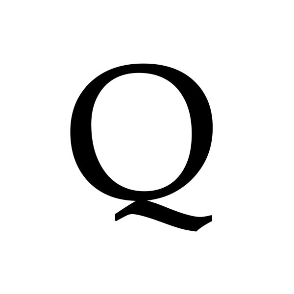 字母Q PNG免抠图透明素材 16设计网编号:92909
