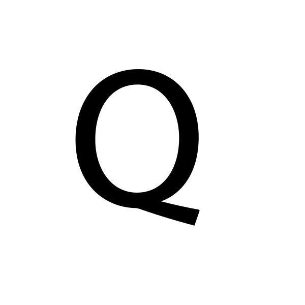 字母Q PNG免抠图透明素材 普贤居素材编号:92911