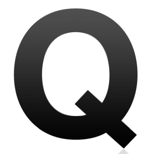 字母Q PNG透明背景免抠图元素 16图库网编号:92924