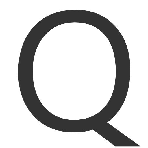 字母Q PNG透明背景免抠图元素 16图库网编号:92953