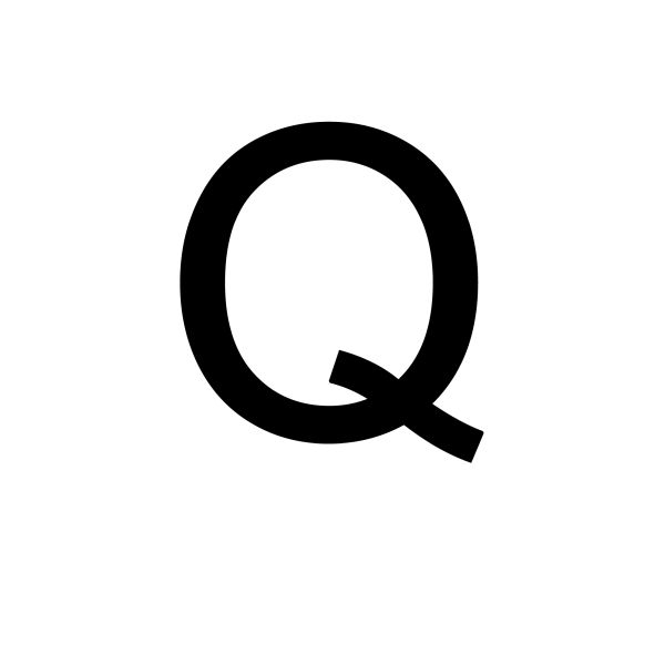 字母Q PNG免抠图透明素材 普贤居素材编号:92904