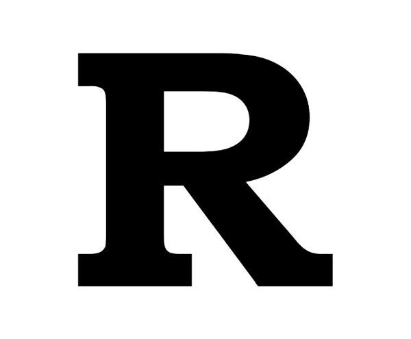 字母 R PNG透明背景免抠图元素 16图库网编号:93897