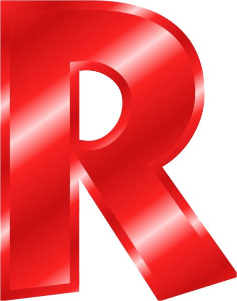 字母 R PNG免抠图透明素材 普贤居素材编号:93899