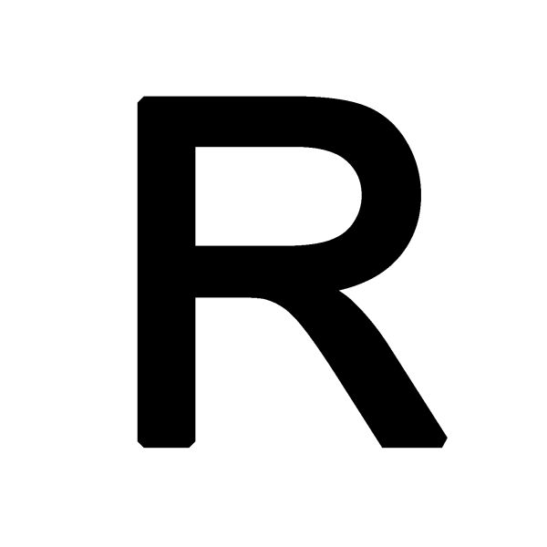 字母 R PNG透明背景免抠图元素 素材中国编号:93901