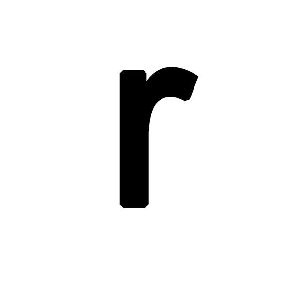 字母 R PNG免抠图透明素材 素材天下编号:93902