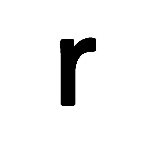 字母 R PNG透明元素免抠图素材 16素材网编号:93903