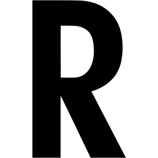 字母 R PNG透明背景免抠图元素 16图库网编号:93923