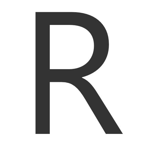 字母 R PNG免抠图透明素材 普贤居素材编号:93928