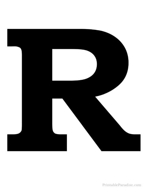 字母 R PNG免抠图透明素材 16设计网编号:93932