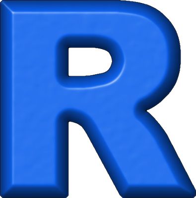 字母 R PNG透明背景免抠图元素 16图库网编号:93935