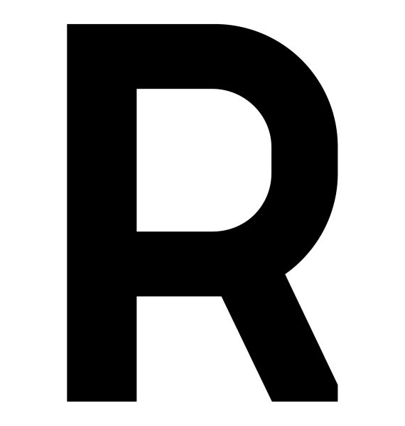 字母 R PNG免抠图透明素材 16设计网编号:93940