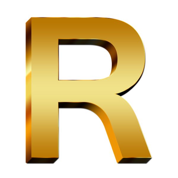 字母 R PNG免抠图透明素材 16设计网编号:93948