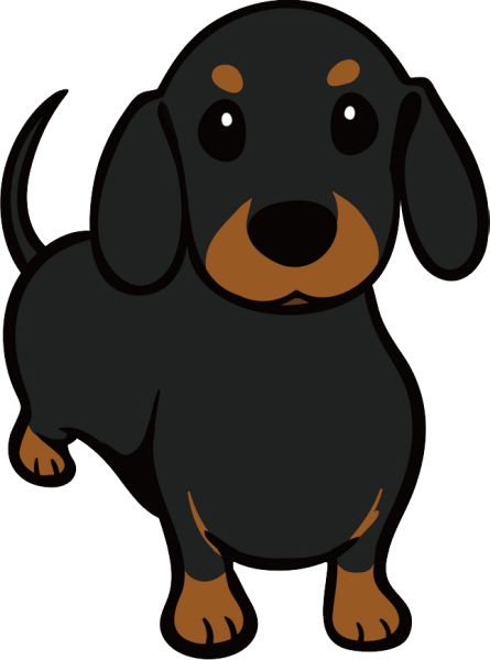 腊肠犬 PNG透明背景免抠图元素 16图库网编号:72340